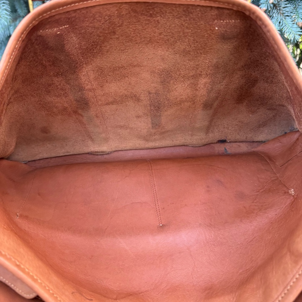 VINTAGE COACH Embassy Briefcase 9050 British Tan Business Bag - Picture 8 of 11